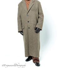Load image into Gallery viewer, Brown Plaid Coat(Korean Style)