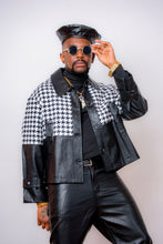 Load image into Gallery viewer, Houndstooth Splice Jacket