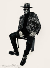 Load image into Gallery viewer, Paisley Biker style Jacket