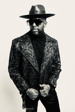 Load image into Gallery viewer, Paisley Biker style Jacket