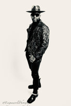 Load image into Gallery viewer, Paisley Biker style Jacket