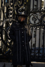 Load image into Gallery viewer, Rivet Noir Trench Coat - Pcambry