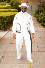 Load image into Gallery viewer, Situation Vintage Striped Denim Suit
