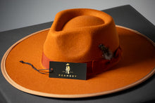 Load image into Gallery viewer, French Caramel Fedora/ Protective bag included
