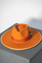 Load image into Gallery viewer, French Caramel Fedora/ Protective bag included
