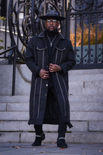 Load image into Gallery viewer, Rivet Noir Trench Coat - Pcambry
