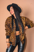 Load image into Gallery viewer, Classy Leopard Bomber Jacket - Pcambry
