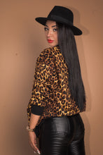 Load image into Gallery viewer, Classy Leopard Bomber Jacket - Pcambry
